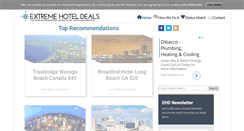 Desktop Screenshot of extremehoteldeals.com